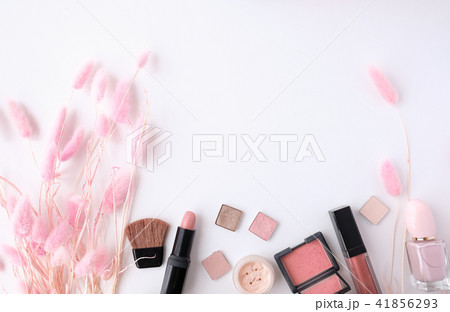 makeup cosmetic product. beauty fashion flat lay. 41856293