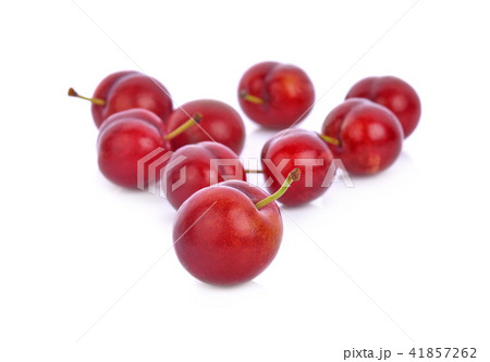 plum isolated on  white background 41857262
