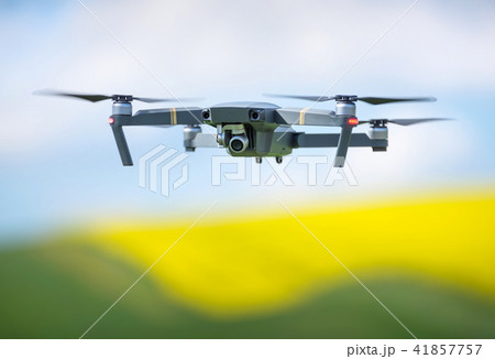 Drone on the landscape background Drone on the landscape background 41857757