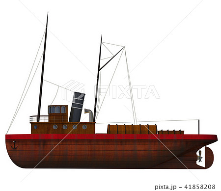 漁船のイラスト素材