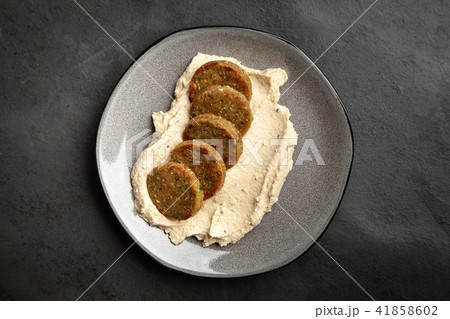 Falafel and hummus Falafel and hummus 41858602