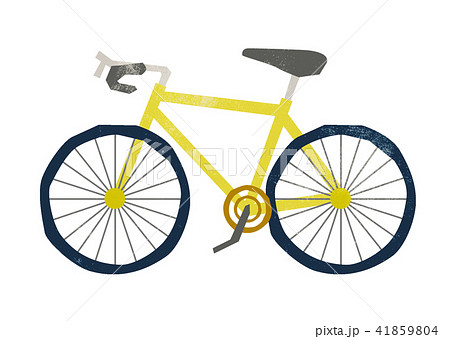 自転車 イラスト オシャレのイラスト素材