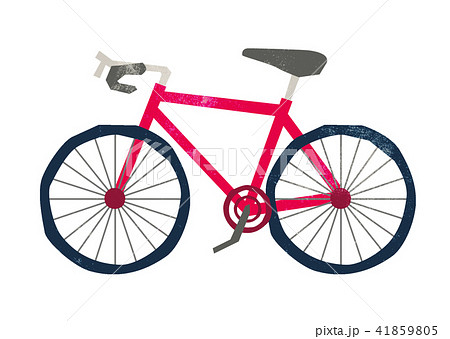 自転車 イラスト おしゃれのイラスト素材 41859805 Pixta