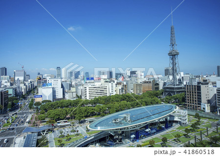 夏のオアシス21と名古屋テレビ塔 41860518