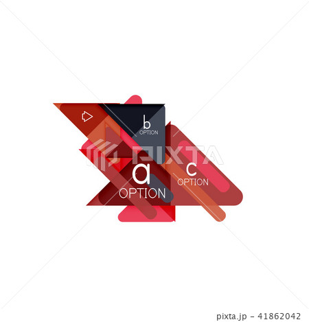 Triangle data visualization design, option infographic layout 41862042