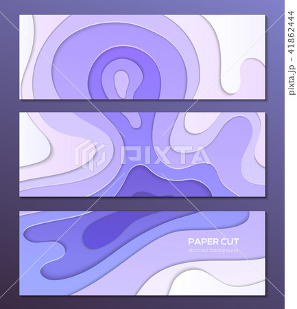 Purple abstract layout - set of modern colorful vector posters Purple abstract layout - set of modern colorful vector posters 41862444