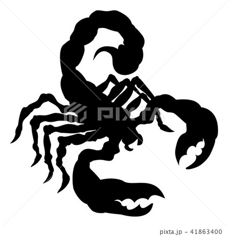 Scorpion Animal Silhouetteのイラスト素材