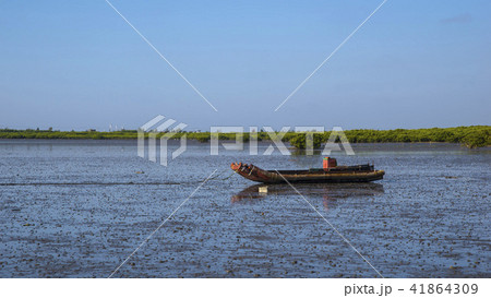 boat and sea and blue sky 41864309