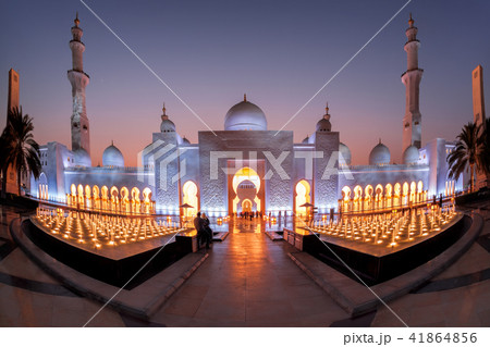 Sheikh Zayed Grand Mosque in Abu-Dhabi, UAE 41864856