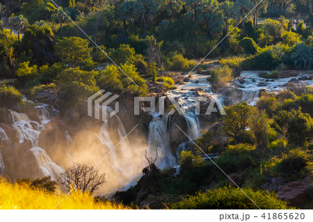 Epupa Falls on the Kunene River in Namibia Epupa Falls on the Kunene River in Namibia 41865620