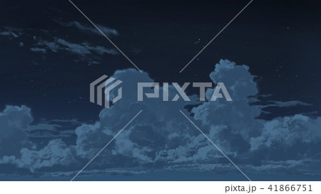 夜空と入道雲 夜空と入道雲 41866751