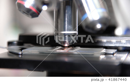 Microscope in laboratory. 41867440