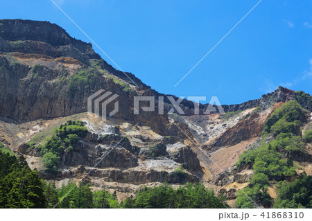 硫黄岳の爆裂火口　八ヶ岳 41868310