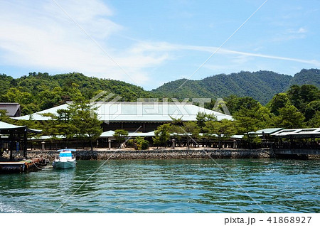 宮島　広島　フェリー　厳島　旅客船乗場　宮島桟橋 41868927