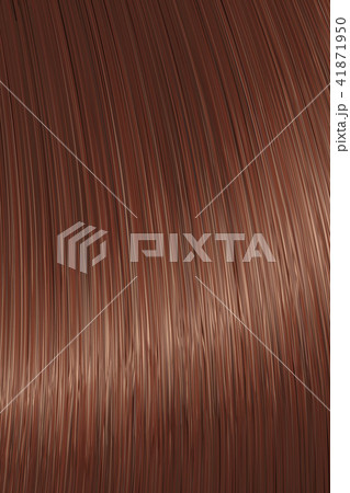 Realistic brown straight hair lock backgroud Realistic brown straight hair lock backgroud 41871950