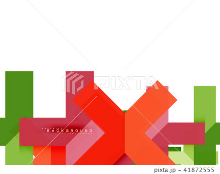 Multicolored abstract geometric shapes, geometry background for web banner 41872555