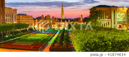 Brussels at sunset, Belgium, Brussels 41874634