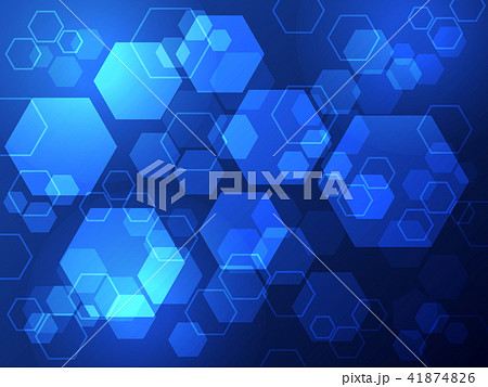 六角　背景 41874826