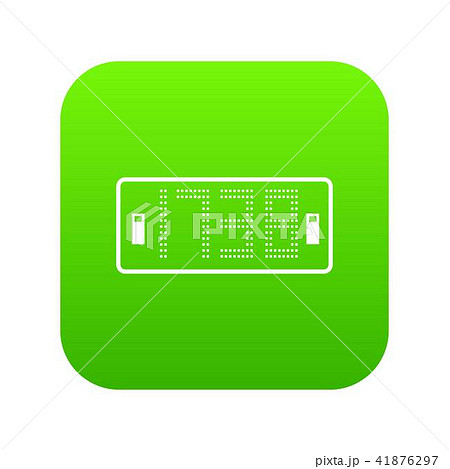 Football scoreboard modern icon, simple black style 41876297