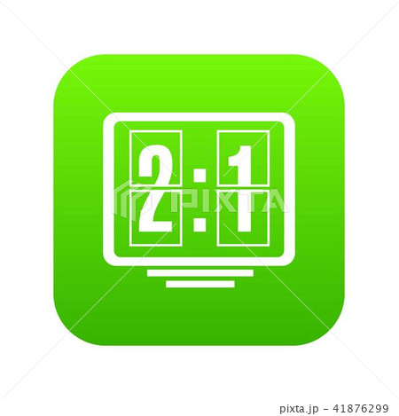 Football scoreboard icon, simple black style 41876299