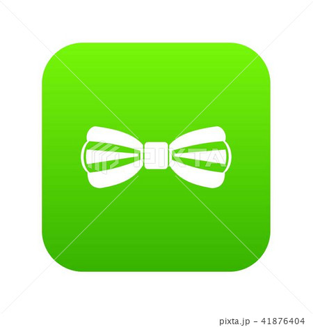 Bow tie icon digital green Bow tie icon digital green 41876404