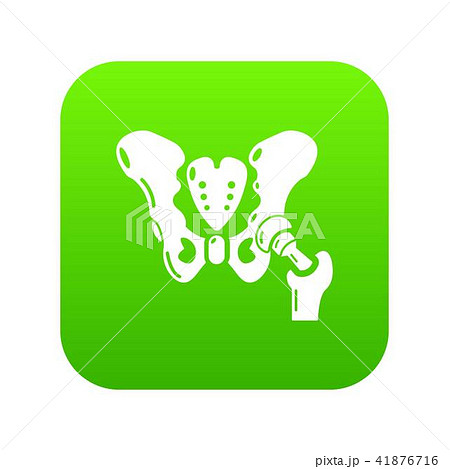 Hip bone icon, simple style. Hip bone icon, simple style. 41876716