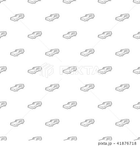 Hearse pattern vector seamless Hearse pattern vector seamless 41876718