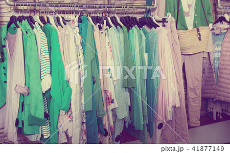 Illustration of fashionable collection clothes Illustration of fashionable collection clothes 41877149