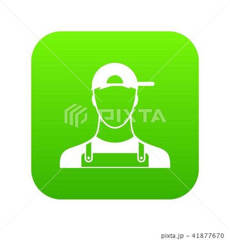 Plumber icon digital green 41877670