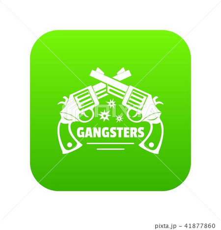 Gangsters icon green vectorのイラスト素材 [41877860] - PIXTA