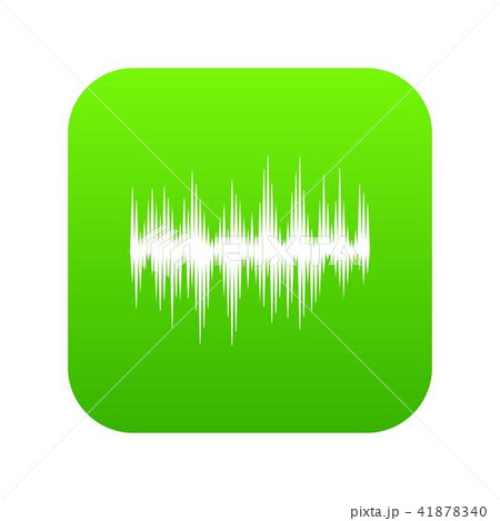 Audio digital equalizer technology icon digital green Audio digital equalizer technology icon digital green 41878340