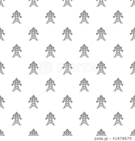 Electric pole pattern vector seamless Electric pole pattern vector seamless 41878670