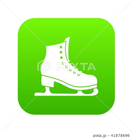 Skates icon digital green 41878696