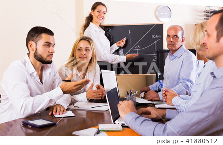 Business people during conference call Business people during conference call 41880512