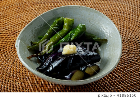 夏野菜のおかず　なすの揚げびたし 41886150