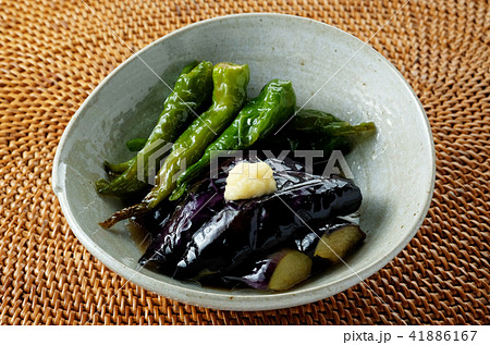 夏野菜のおかず　なすの揚げびたし 41886167