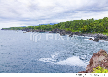城ケ崎海岸の風景、静岡県伊東市城ケ崎海岸門脇埼にて 41887924