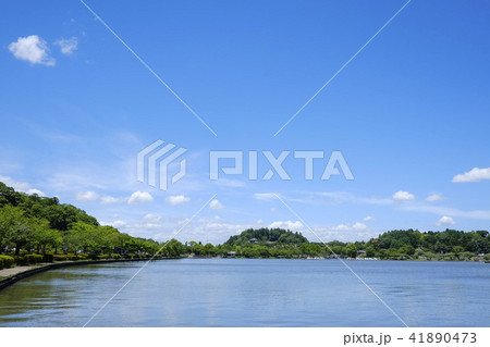 偕楽園と千波湖 41890473