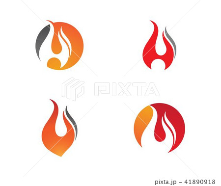 Fire flame Logo Template 41890918