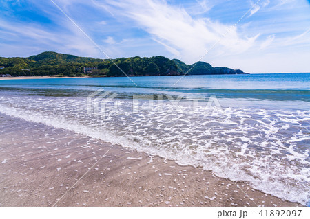 （静岡県）南伊豆　弓ヶ浜　海水浴場 41892097