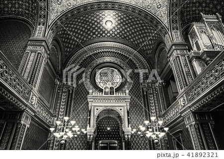 Interior of Spanish synagogue, Prague, Czech Interior of Spanish synagogue, Prague, Czech 41892321
