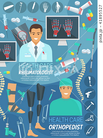 Orthopedics and rheumatology medicine banner Orthopedics and rheumatology medicine banner 41895527