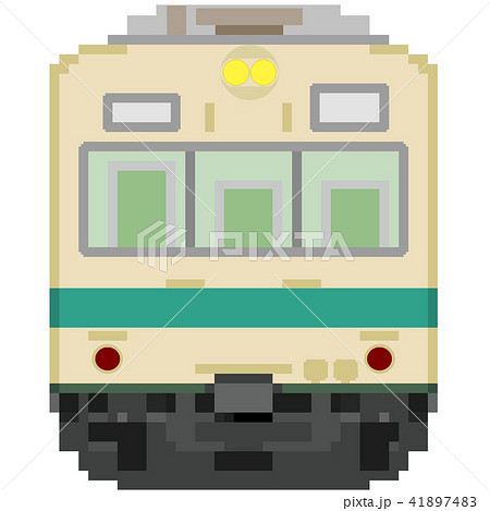 ドット絵風の通勤電車（101系・南武支線） 41897483