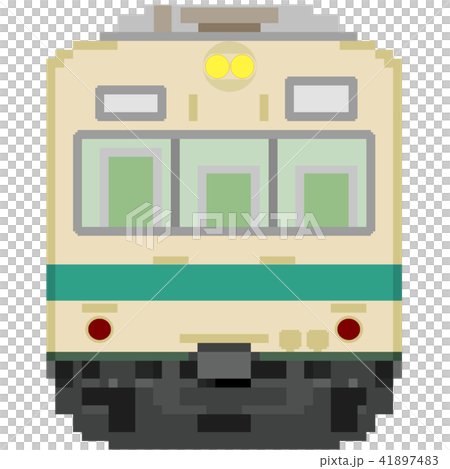 ドット絵風の通勤電車（101系・南武支線） 41897483
