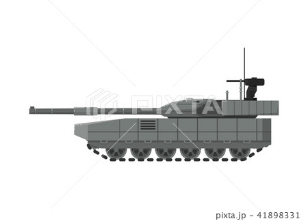 Modern army tank isolated icon 41898331