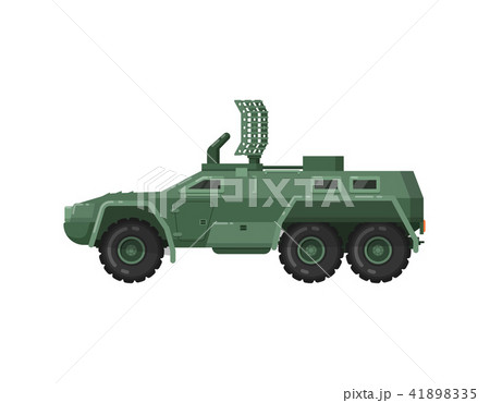 Modern armored vehicle isolated icon 41898335