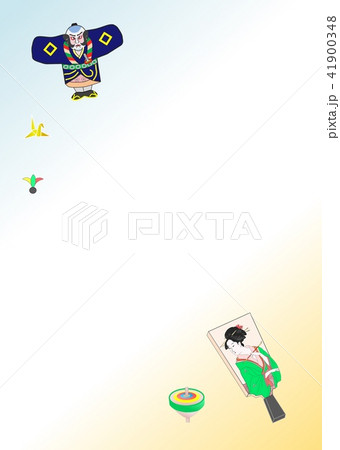 和風年賀状凧 和風年賀状凧 41900348