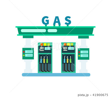 Gas filling station icon Gas filling station icon 41900675
