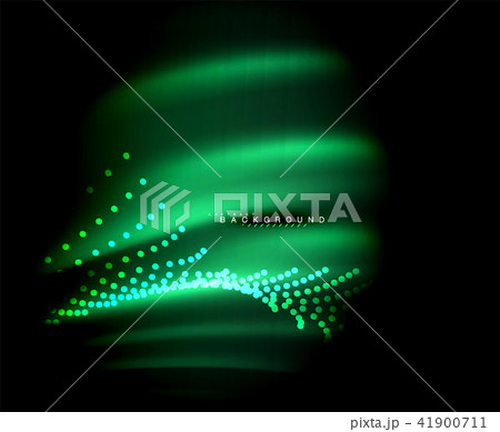Neon glowing techno lines, hi-tech futuristic abstract background template with square shapes Neon glowing techno lines, hi-tech futuristic abstract background template with square shapes 41900711