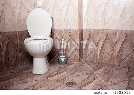 Home restroom toilet closeup Home restroom toilet closeup 41902015